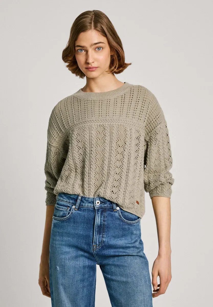 ISADORA - Strickpullover - washed green