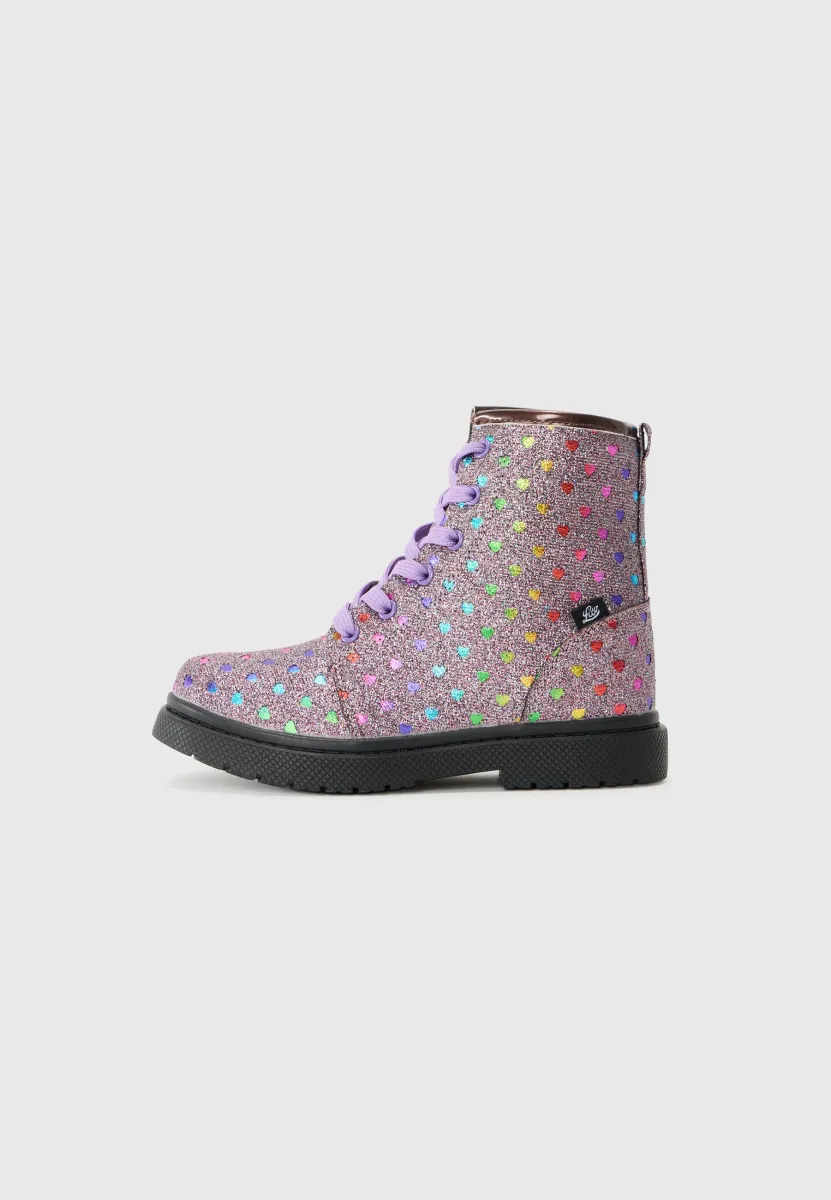 ISALIE - Schnürstiefelette - lilac/multi coloured