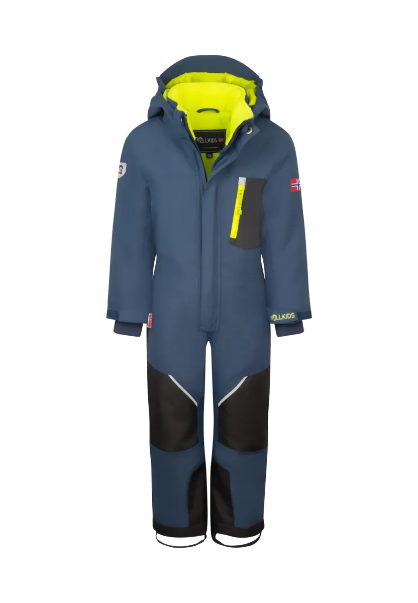 ISFJORD - Schneeanzug - mystic blue/black/glow green