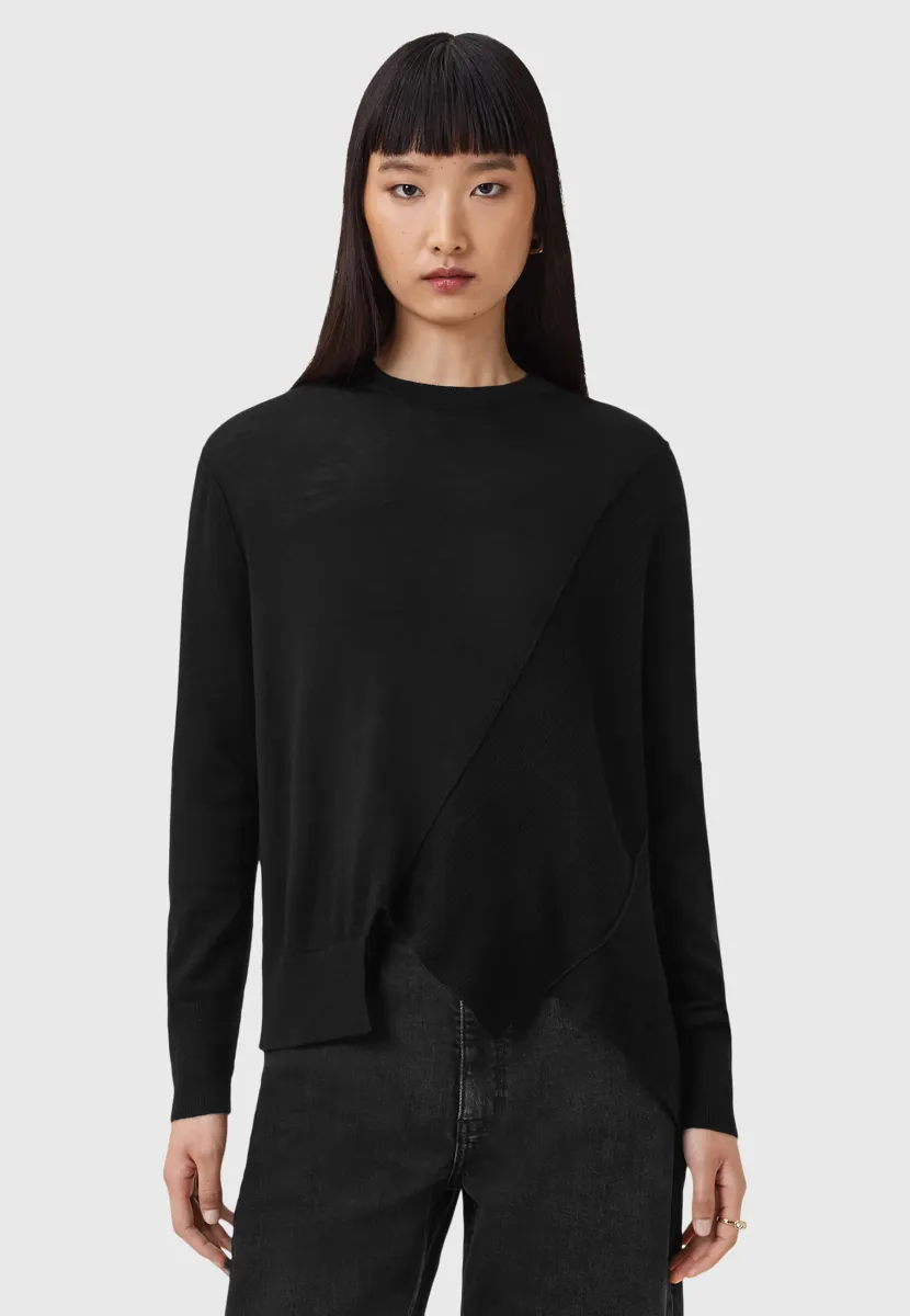 ISLA - Strickpullover - black