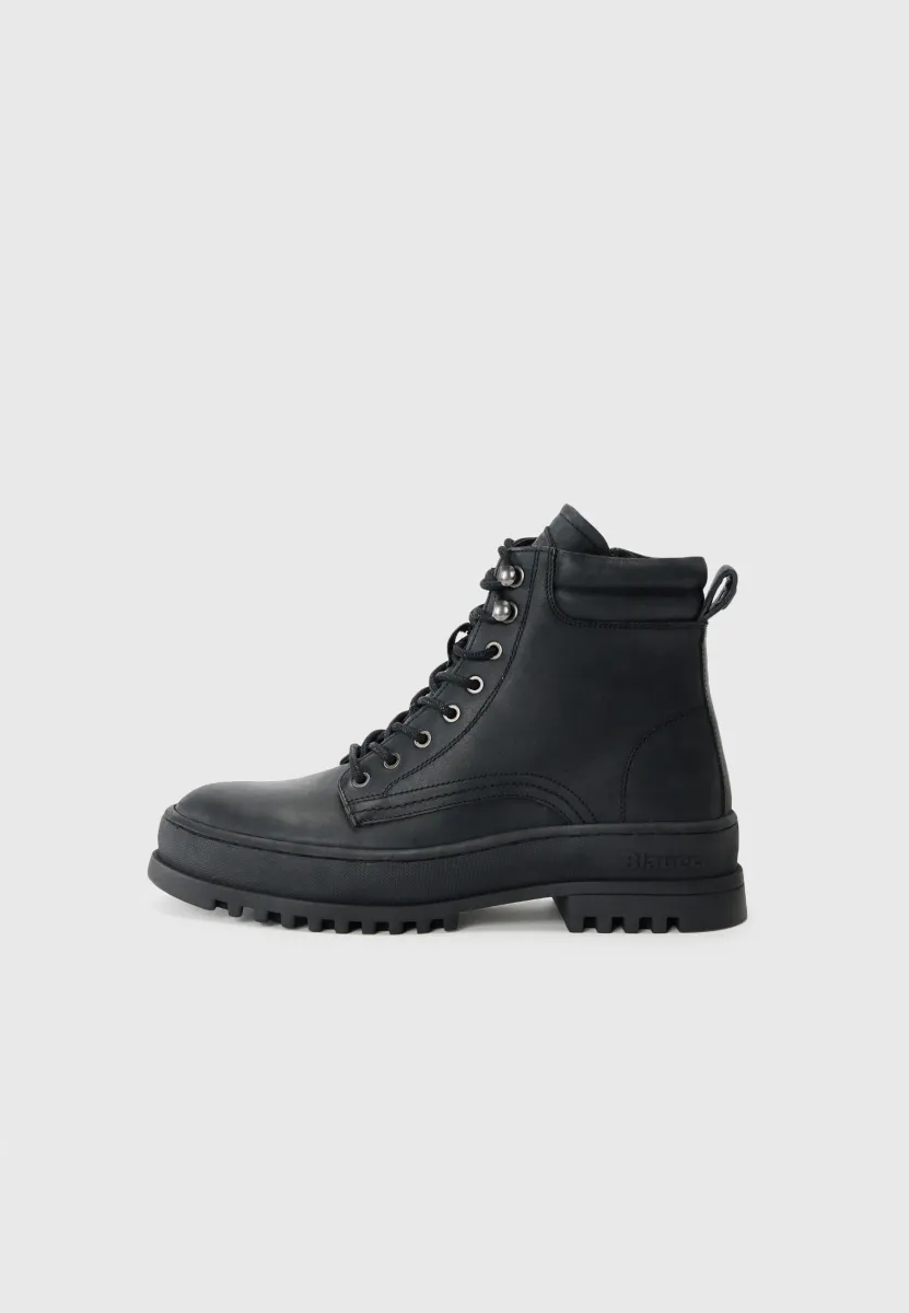 IUKA - Schnürstiefelette - black