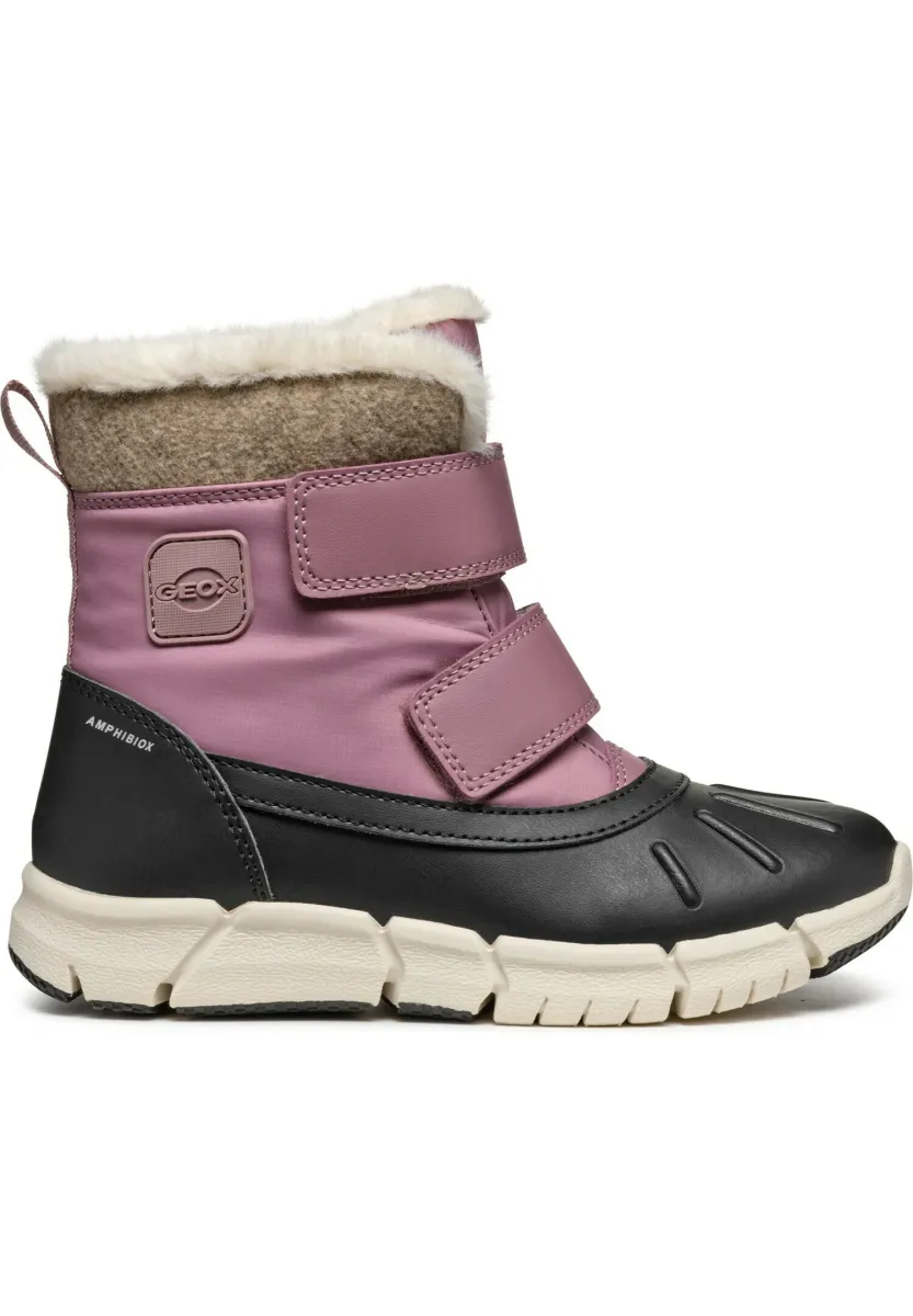 J FLEXYPER B AB - Snowboot/Winterstiefel - dark rose/black