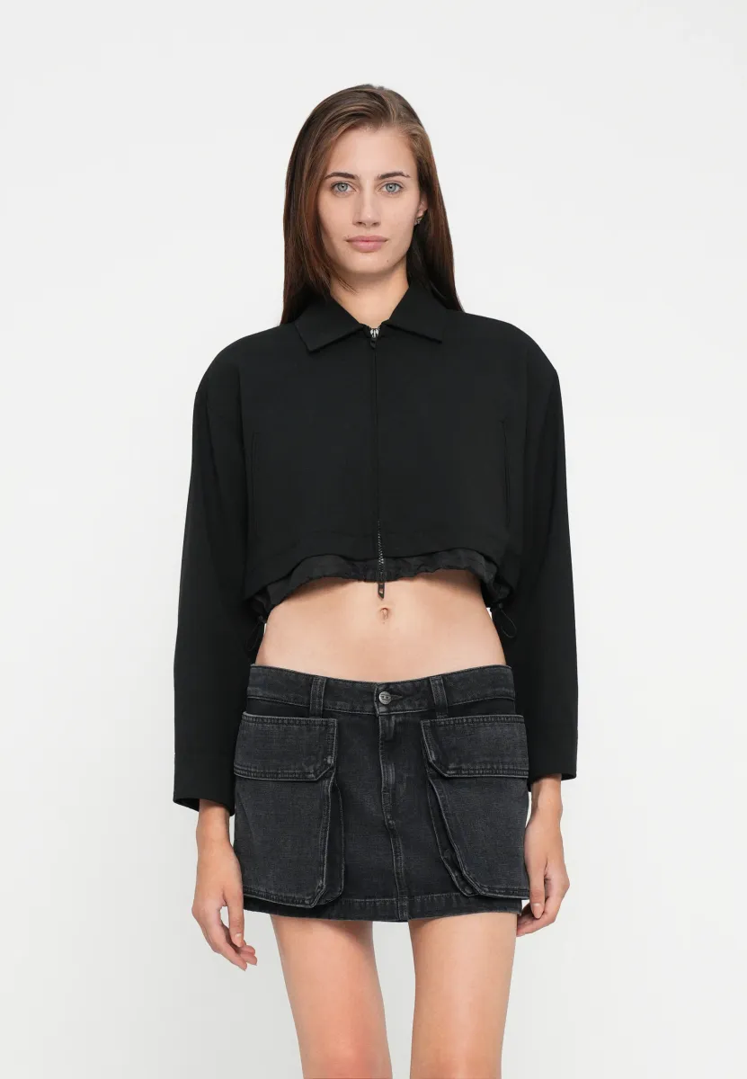 J TING FEM - Übergangsjacke - black