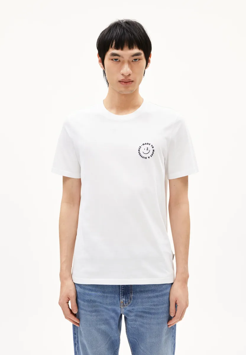 JAAMES SMILEY - T-Shirt print - white