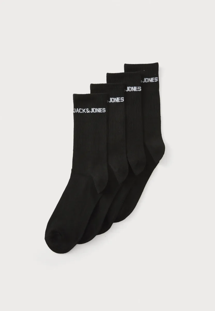 JACBASIC LOGO TENNIS SOCK 5 PACK - Socken - black
