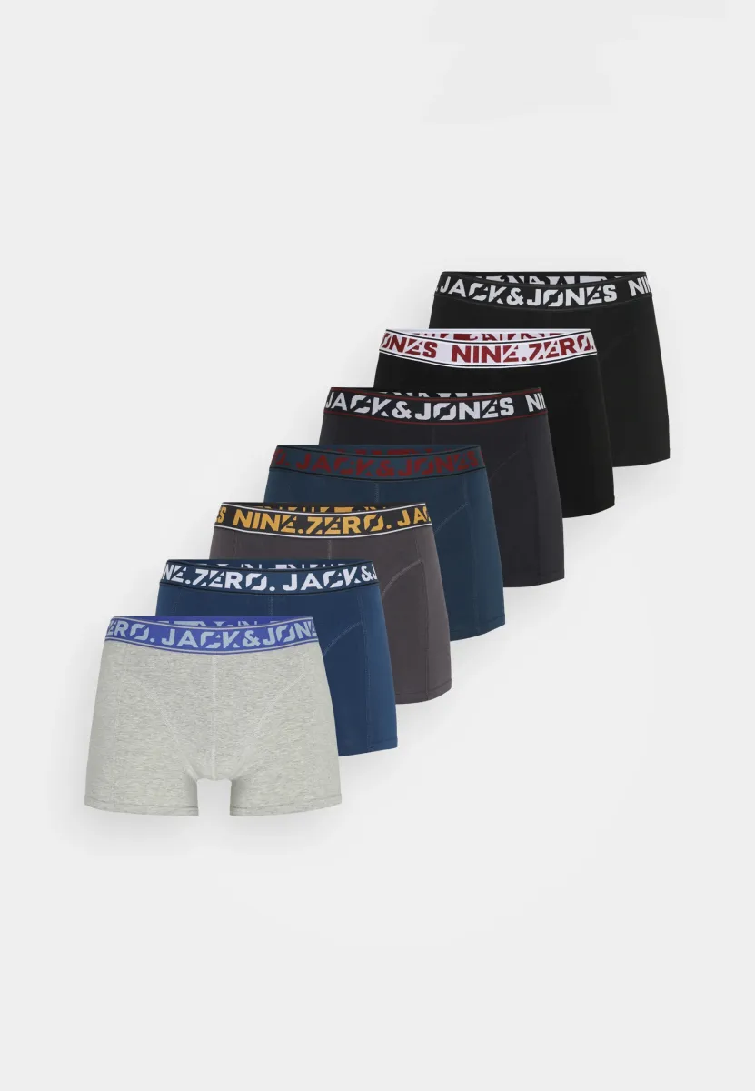 JACCOLTON TRUNKS 7 PACK - Boxer Briefs - phantom/black/titan/light grey melange/dark navy