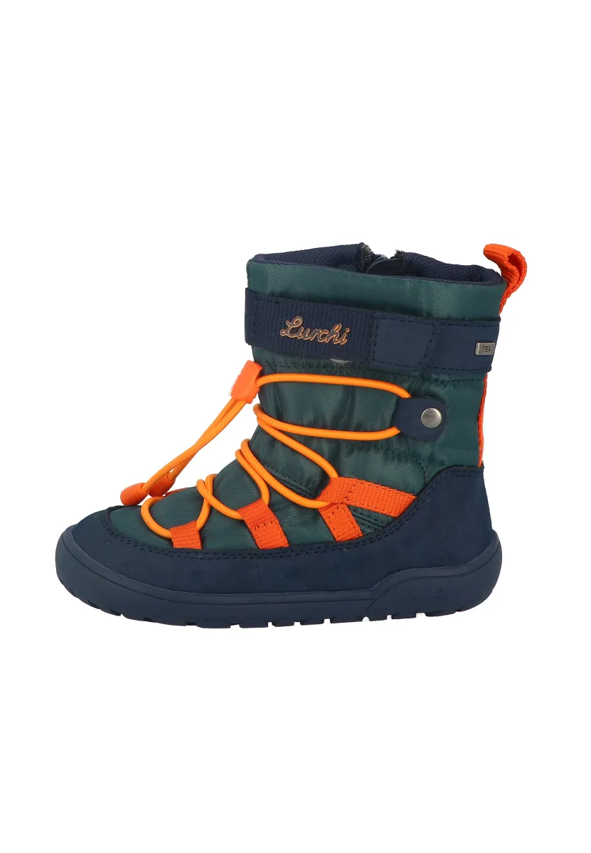 JACE BAREFOOT TEX UNISEX - Schnürstiefelette - petrol/orange