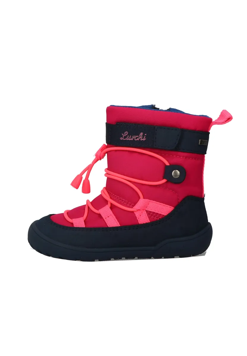 JACE TEX UNISEX - Schnürstiefelette - navy/pink