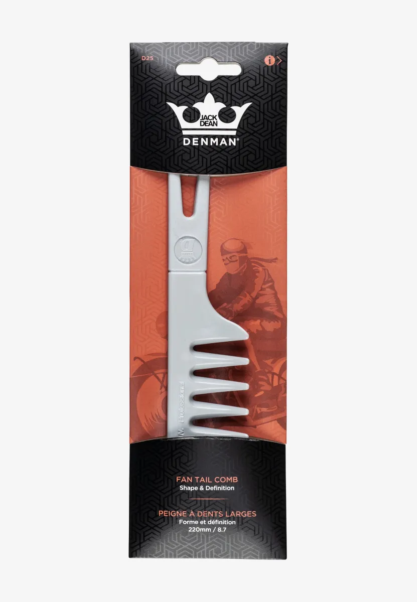 JACK DEAN D25 JACK OF ALL TRADES FANTAIL COMB GREY - Bürste - grey