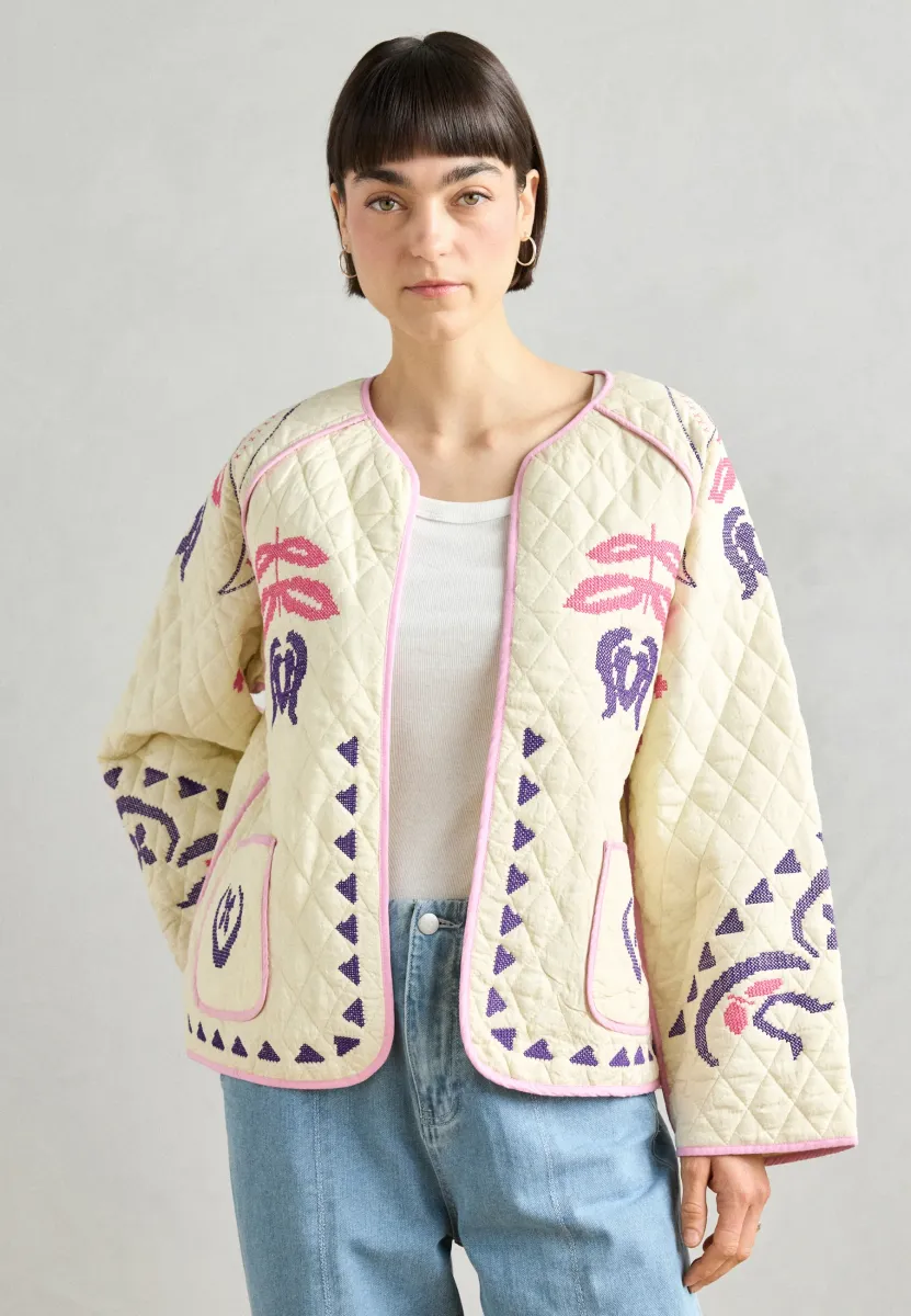 JACKET - Übergangsjacke - creme