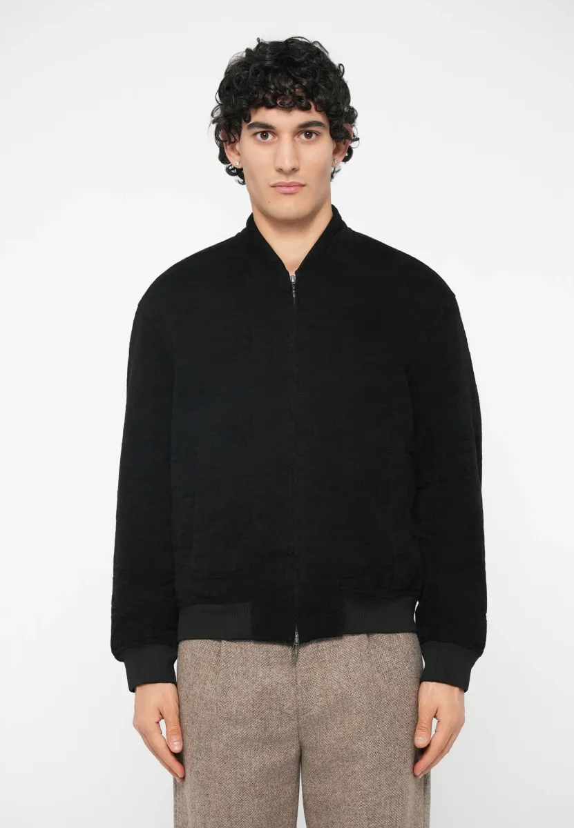 JACKET - Bomberjacke - black denim