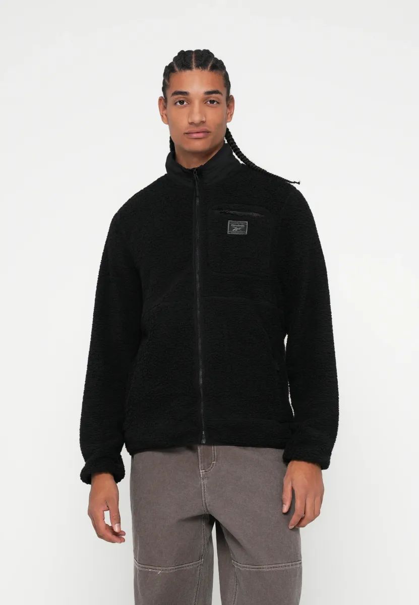 JACKET - Fleecejacke - black