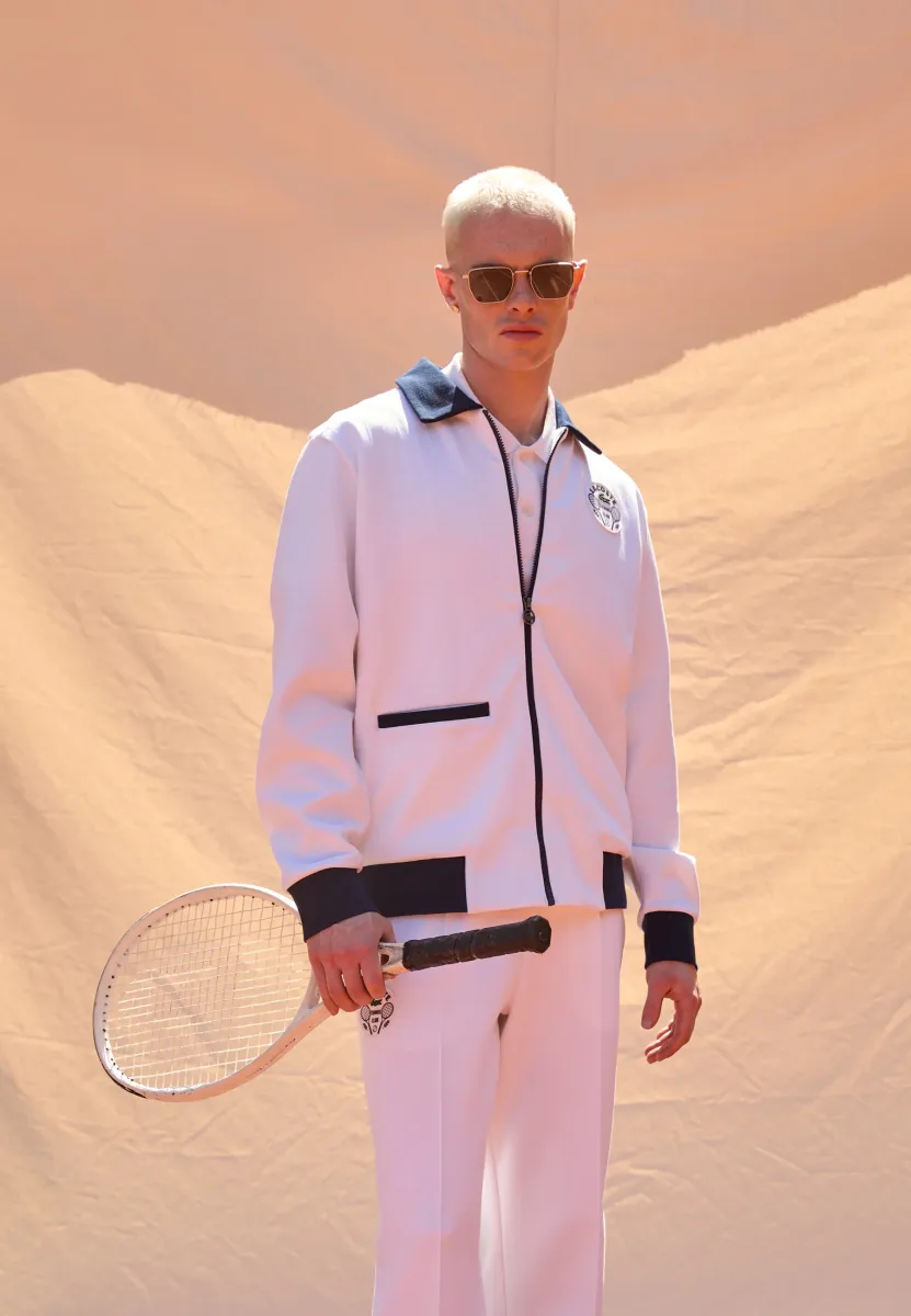 JACKET HERITAGE - Trainingsjacke - white/navy blue