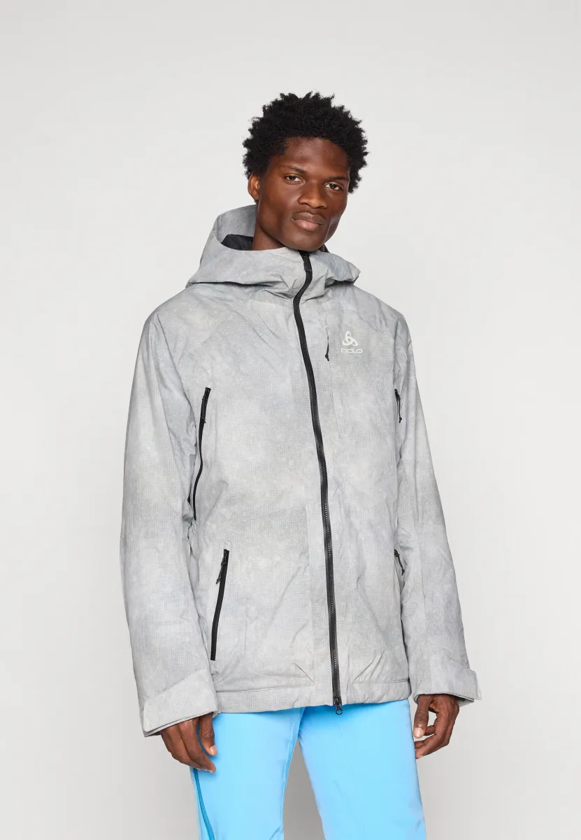 JACKET INSULATED DESCENT POW INSULATED - Skijacke - silver-coloured grey