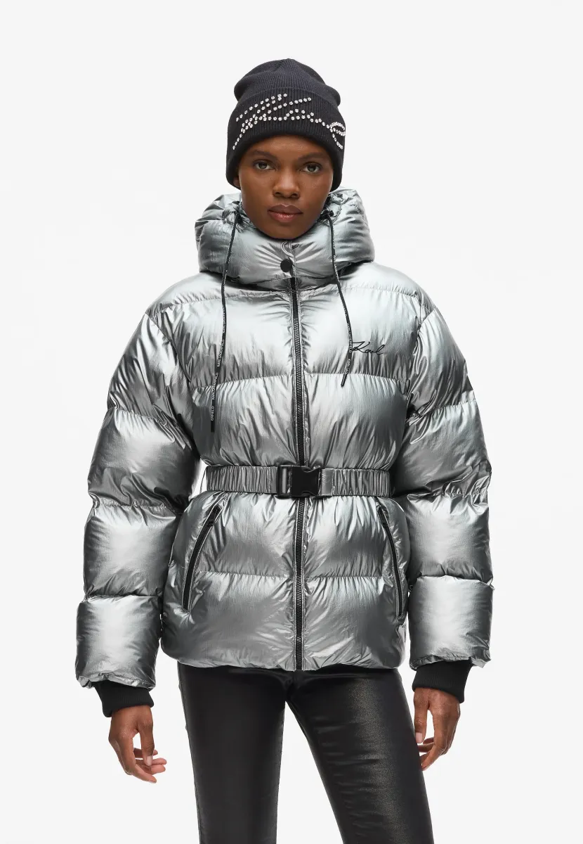 JACKET - Winterjacke - silver-coloured