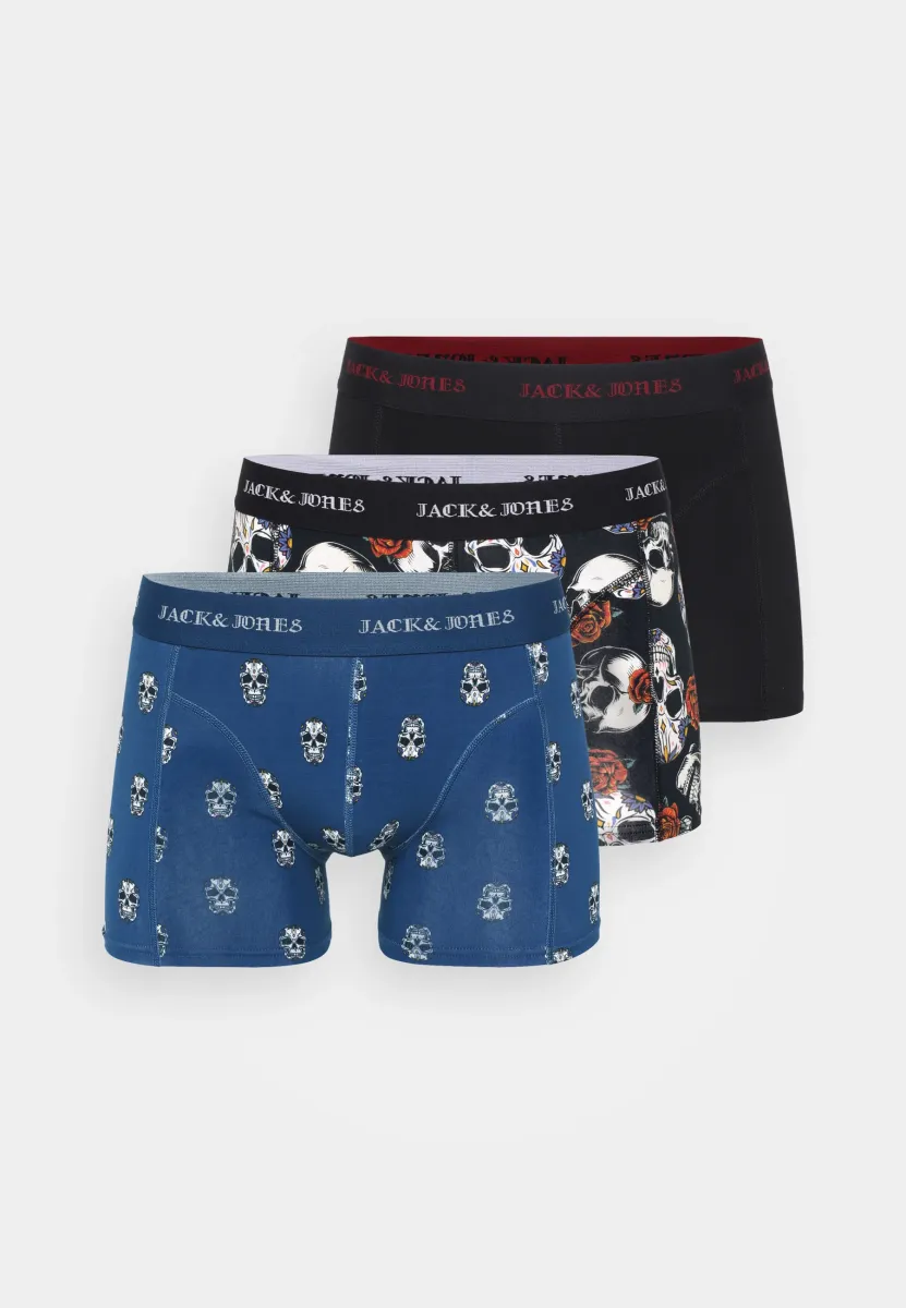 JACMURPHY SKULL TRUNKS 3 PACK - Boxer Briefs - titan black