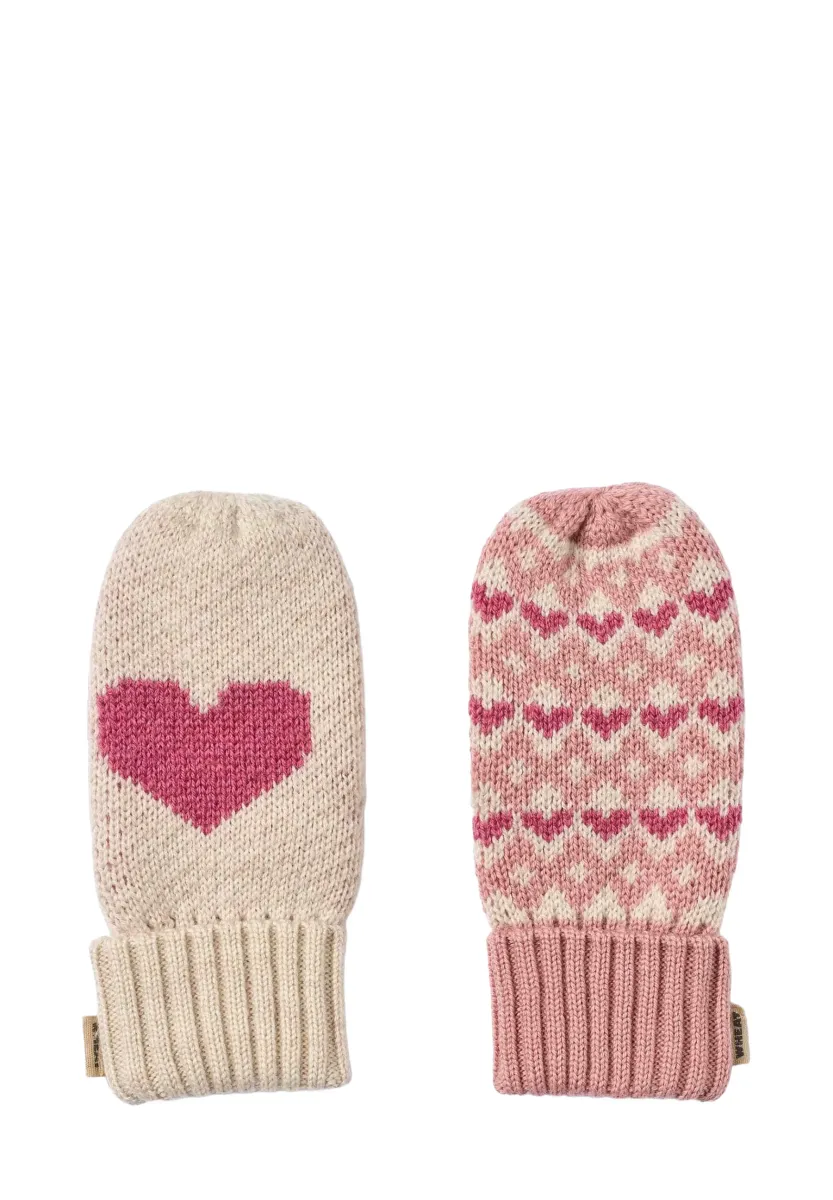 JACQUARD HAANSI - Fäustling - rose