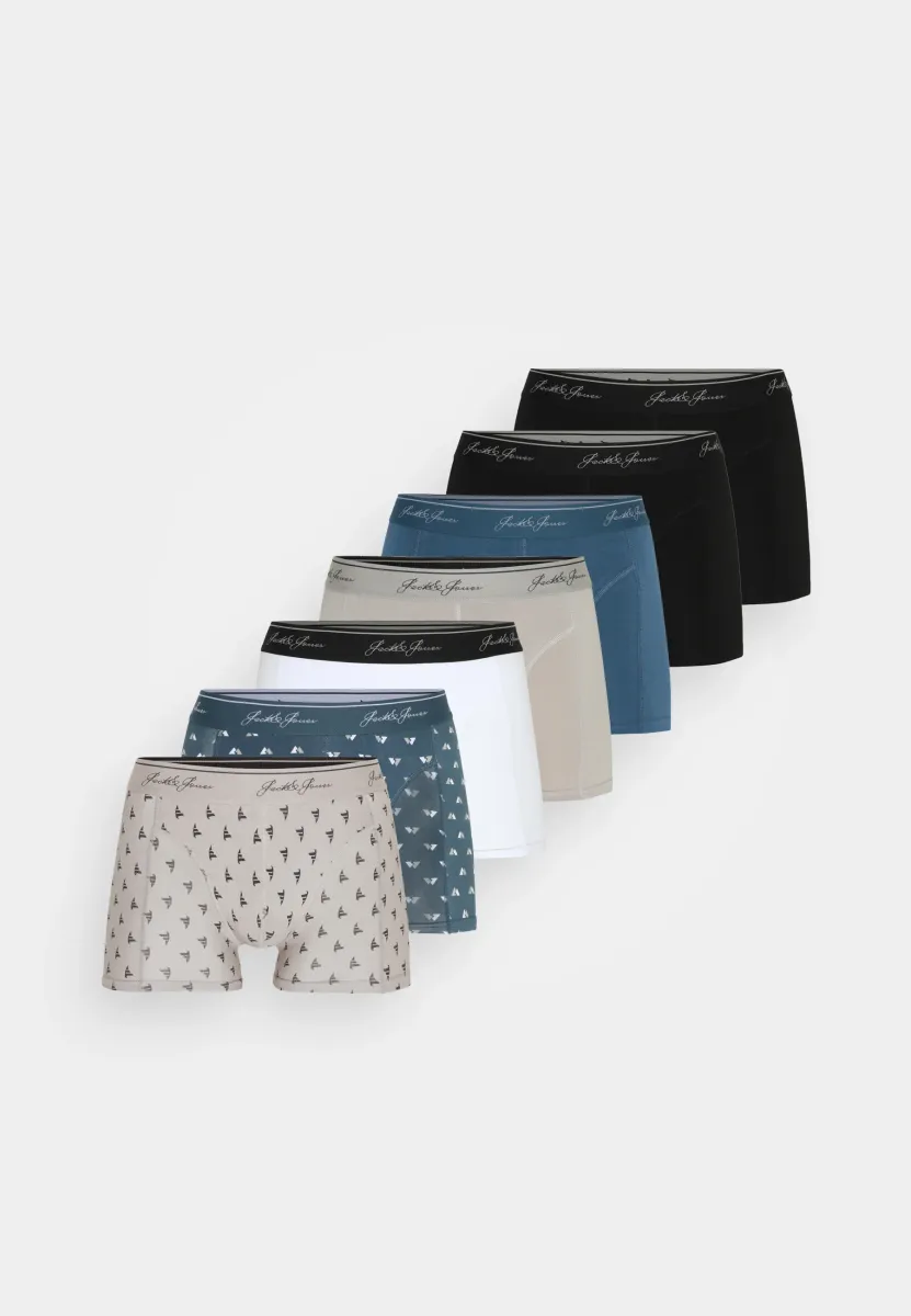 JACTATE TRUNKS 7 PACK - Boxer Briefs - paloma/orion blue/black/white