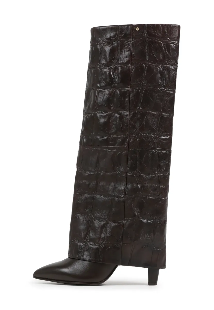 JAD - High Heel Stiefel - coffee bean