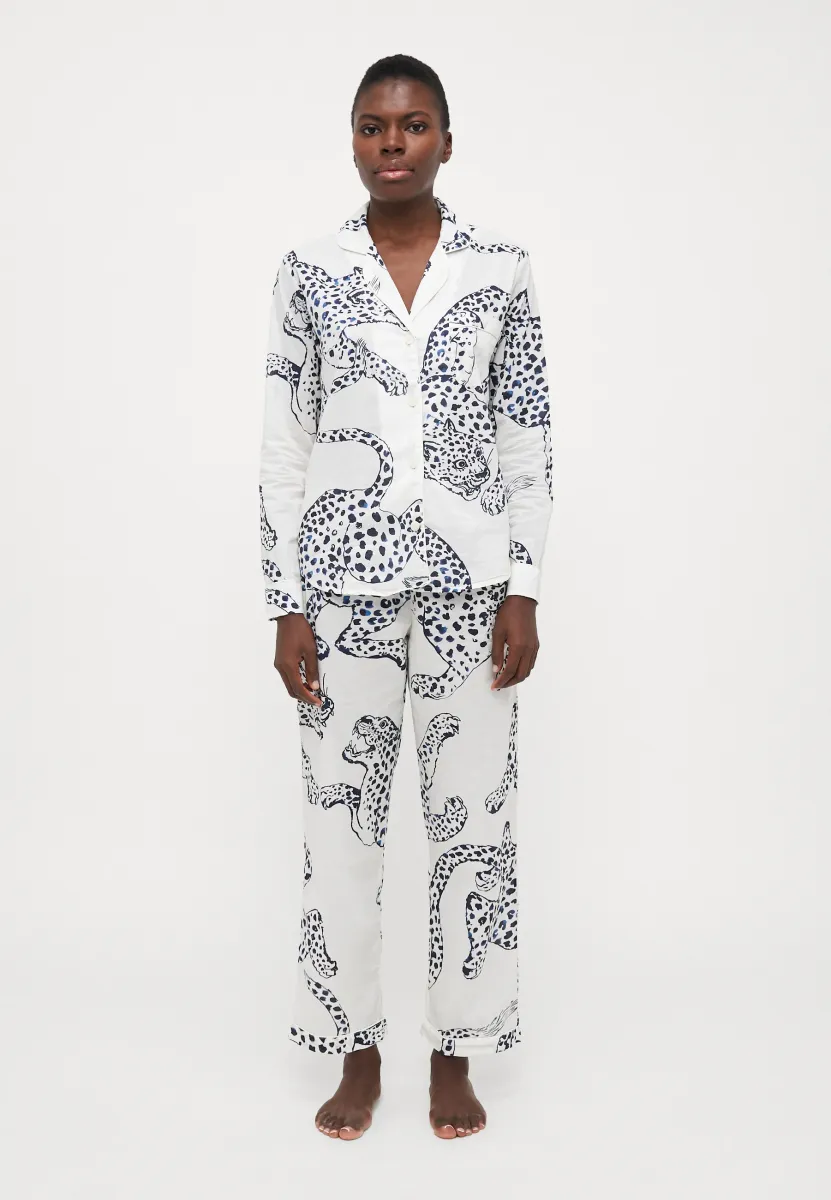 JAG WOMENS LONG - Nachtwäsche Set - cream