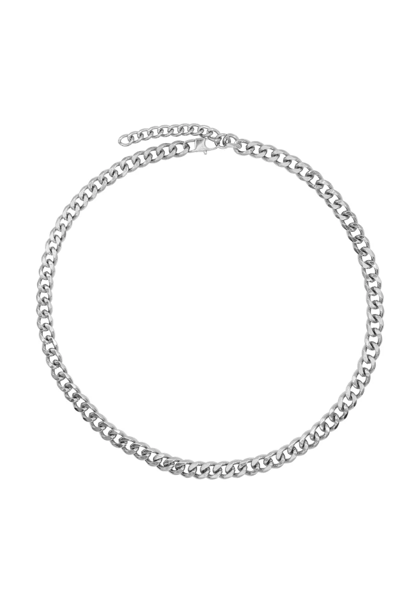 JAKE   - Halskette - silberfarben poliert