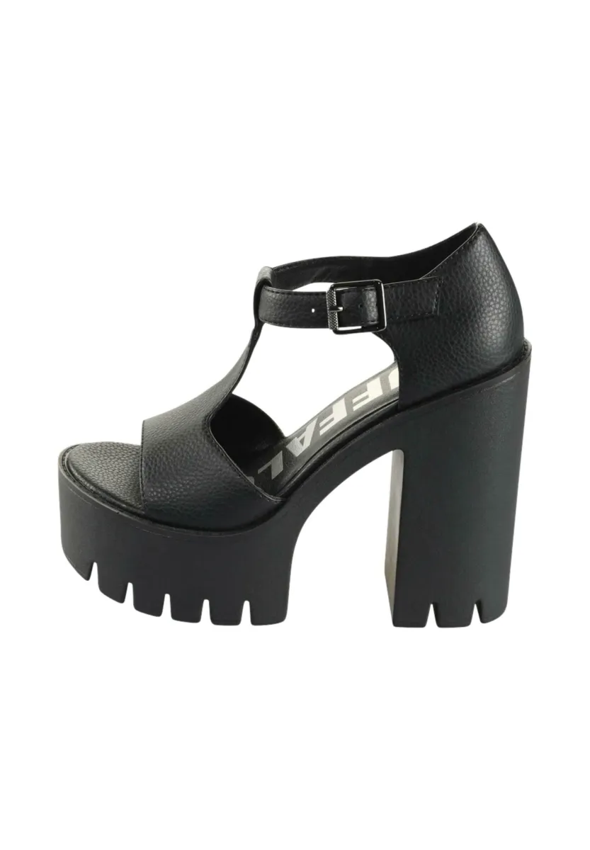 JALILA JANE  - Plateausandalette - black