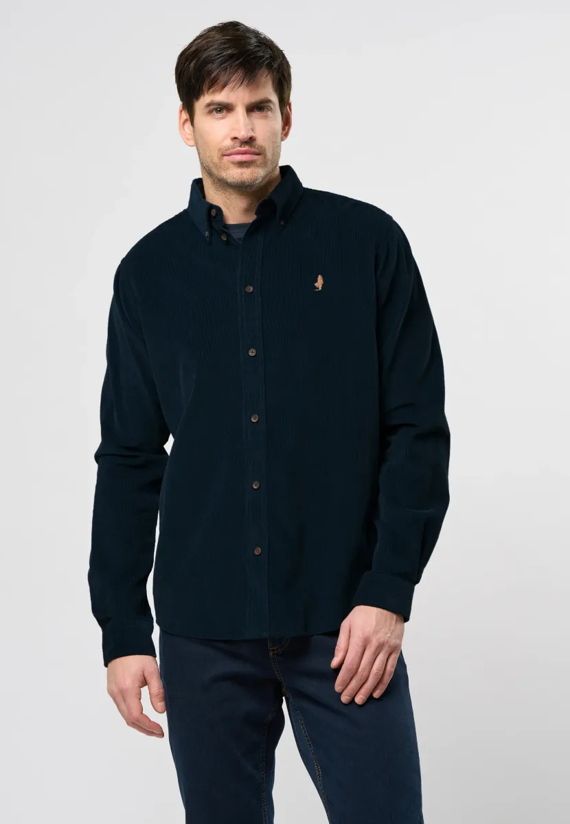 JAMES REG. FIT - Hemd - dark sapphire