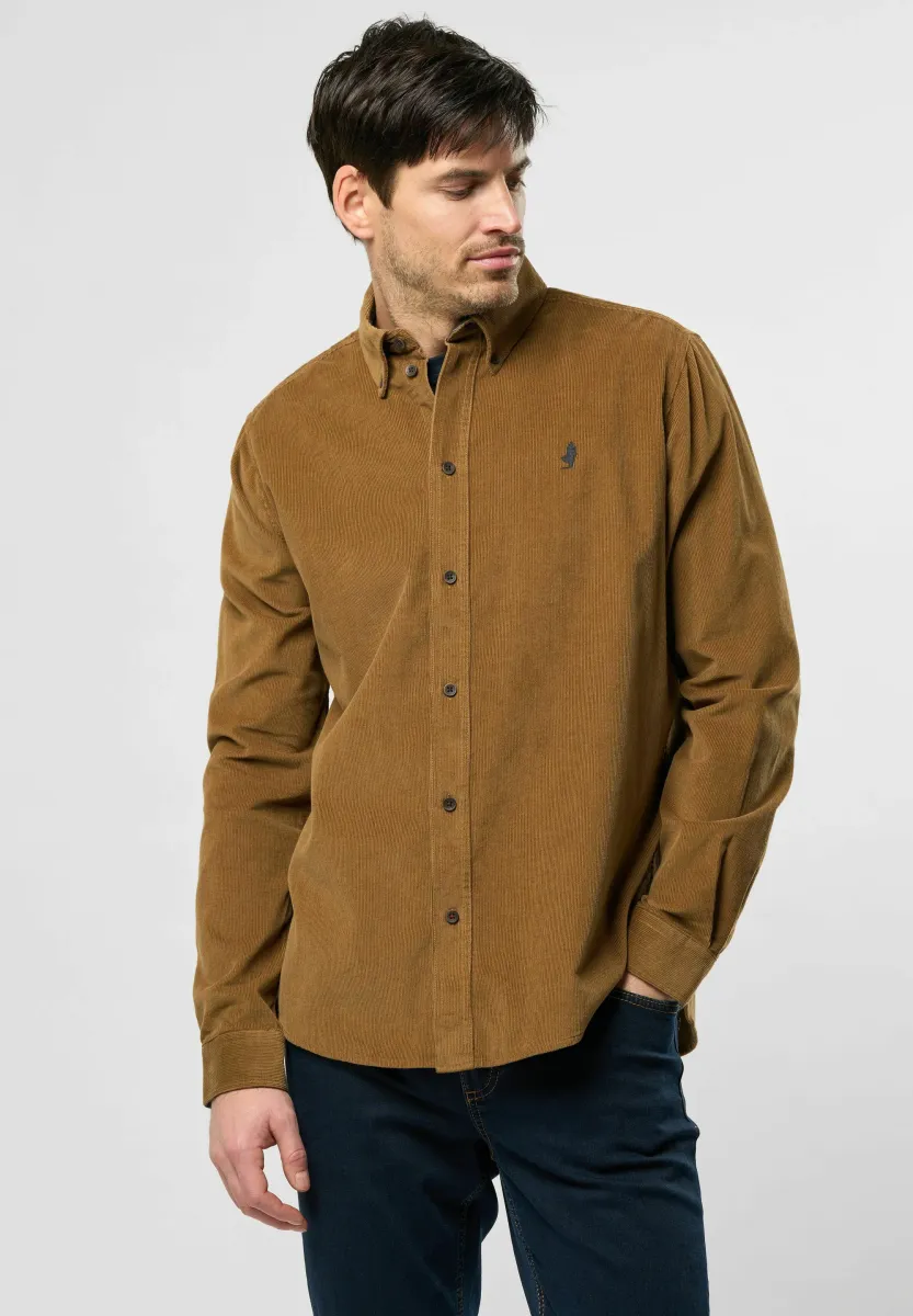 JAMES REG. FIT - Hemd - otter