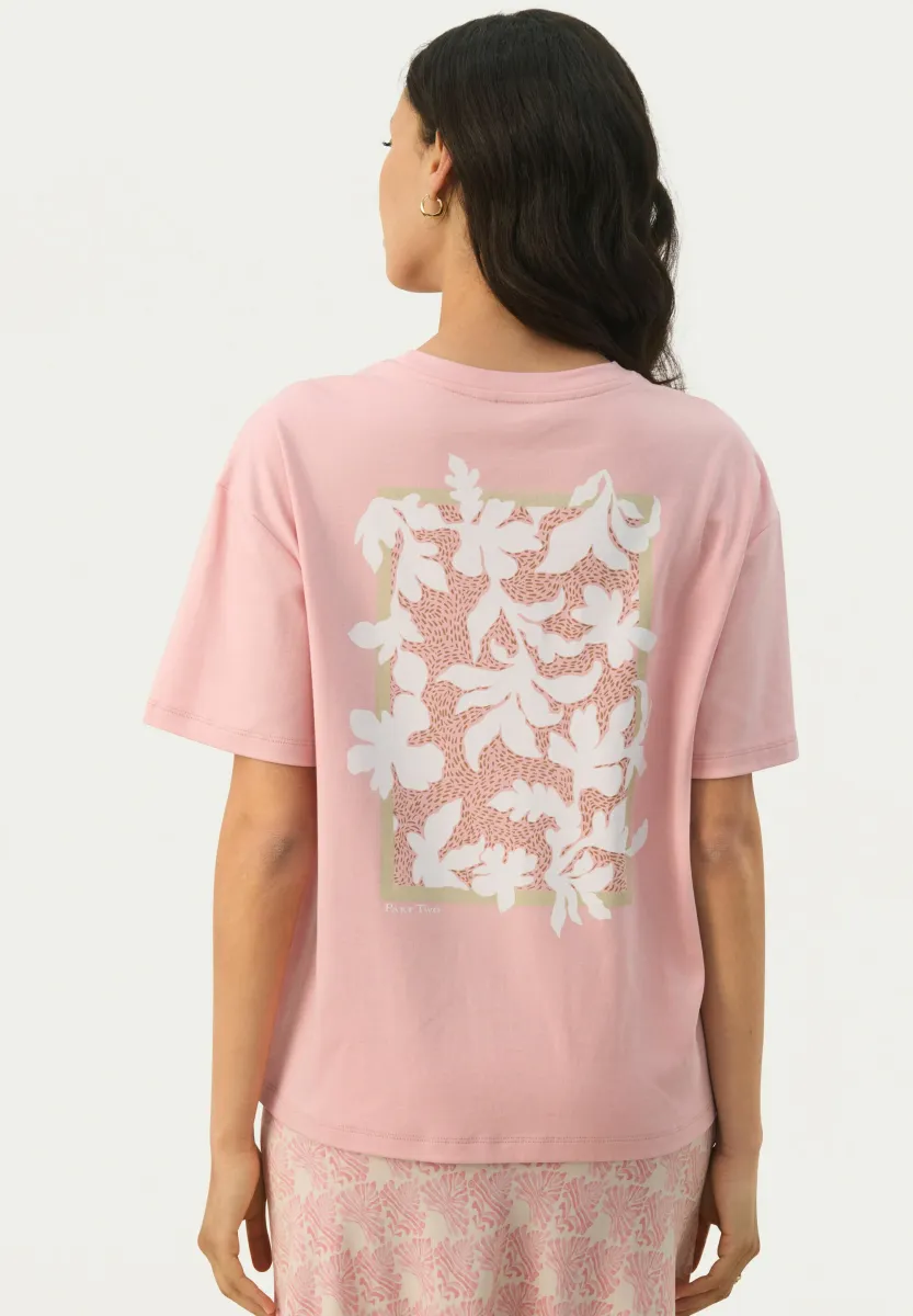 JAMINA - T-Shirt print - rose french oak frame print