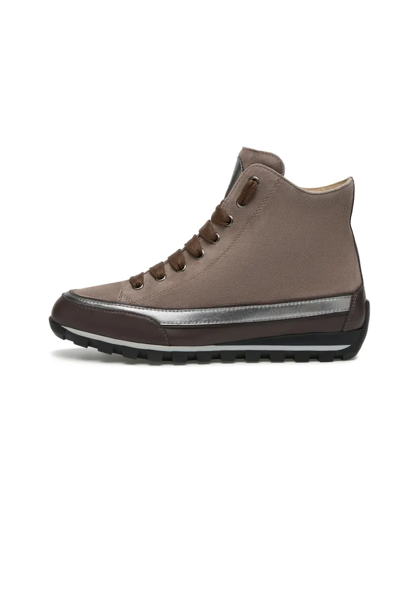 JANIS STRIP PLUS CHIC - Sneaker high - grau anthrazit