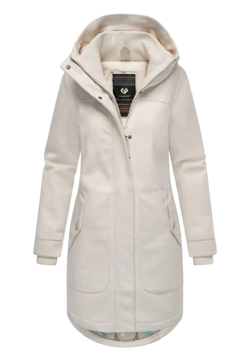 JANNISA - Wintermantel - ecru