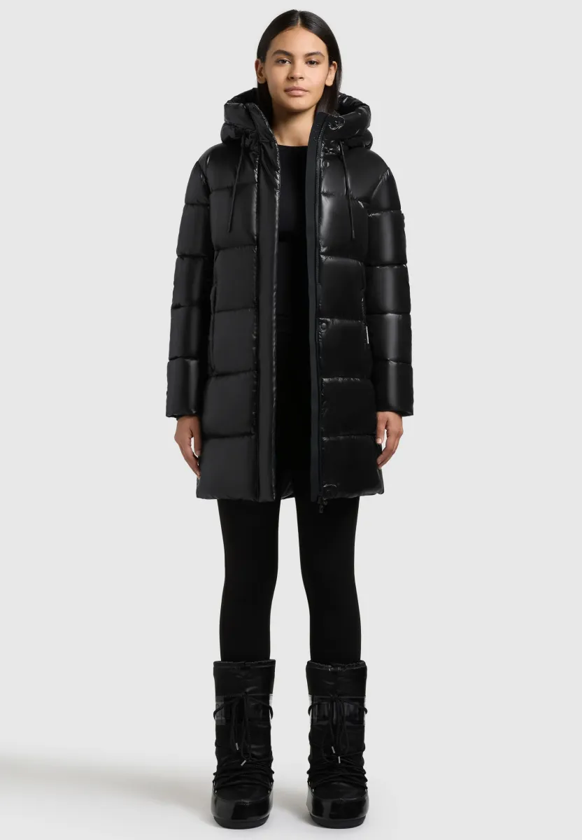 JANOU - Wintermantel - black