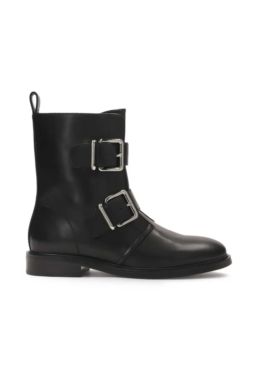 JANYA - Cowboy-/Bikerstiefelette - black