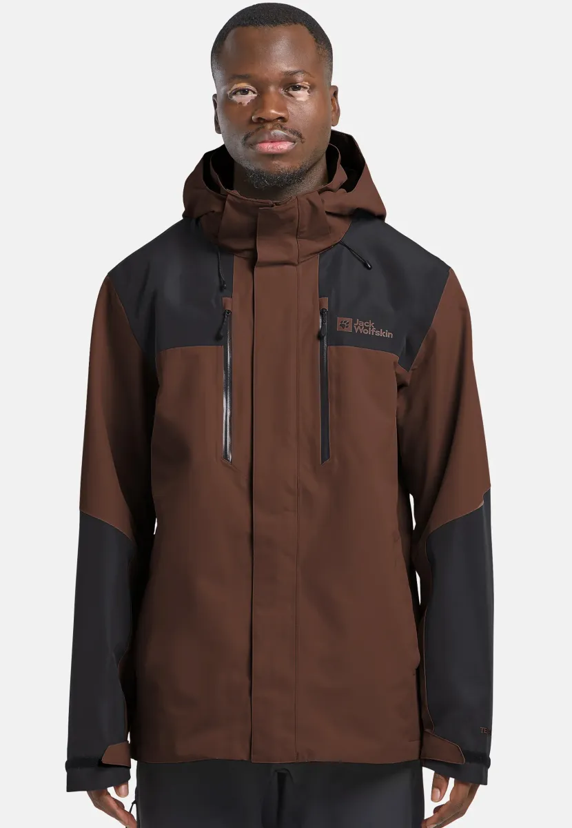 JASPER 2L JKT M - Regenjacke / wasserabweisende Jacke - hot choc