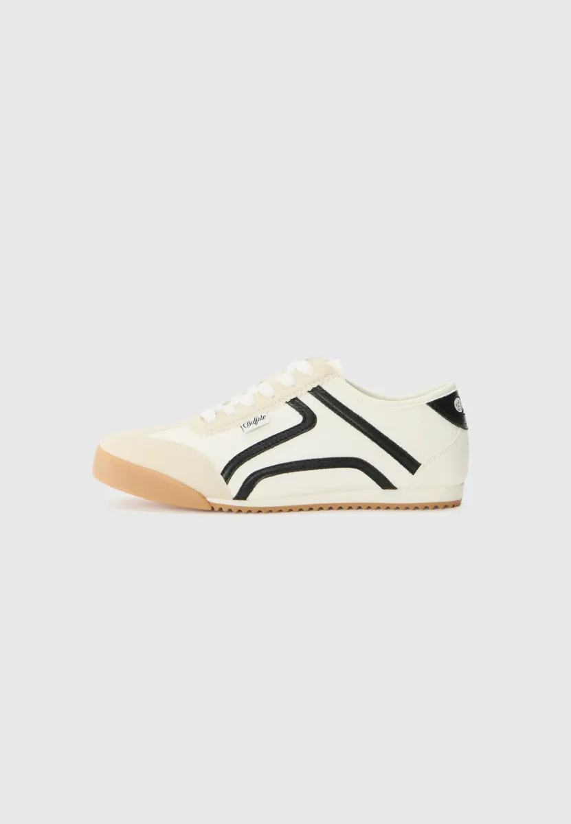 JAVA - Sneaker low - white/cream/black