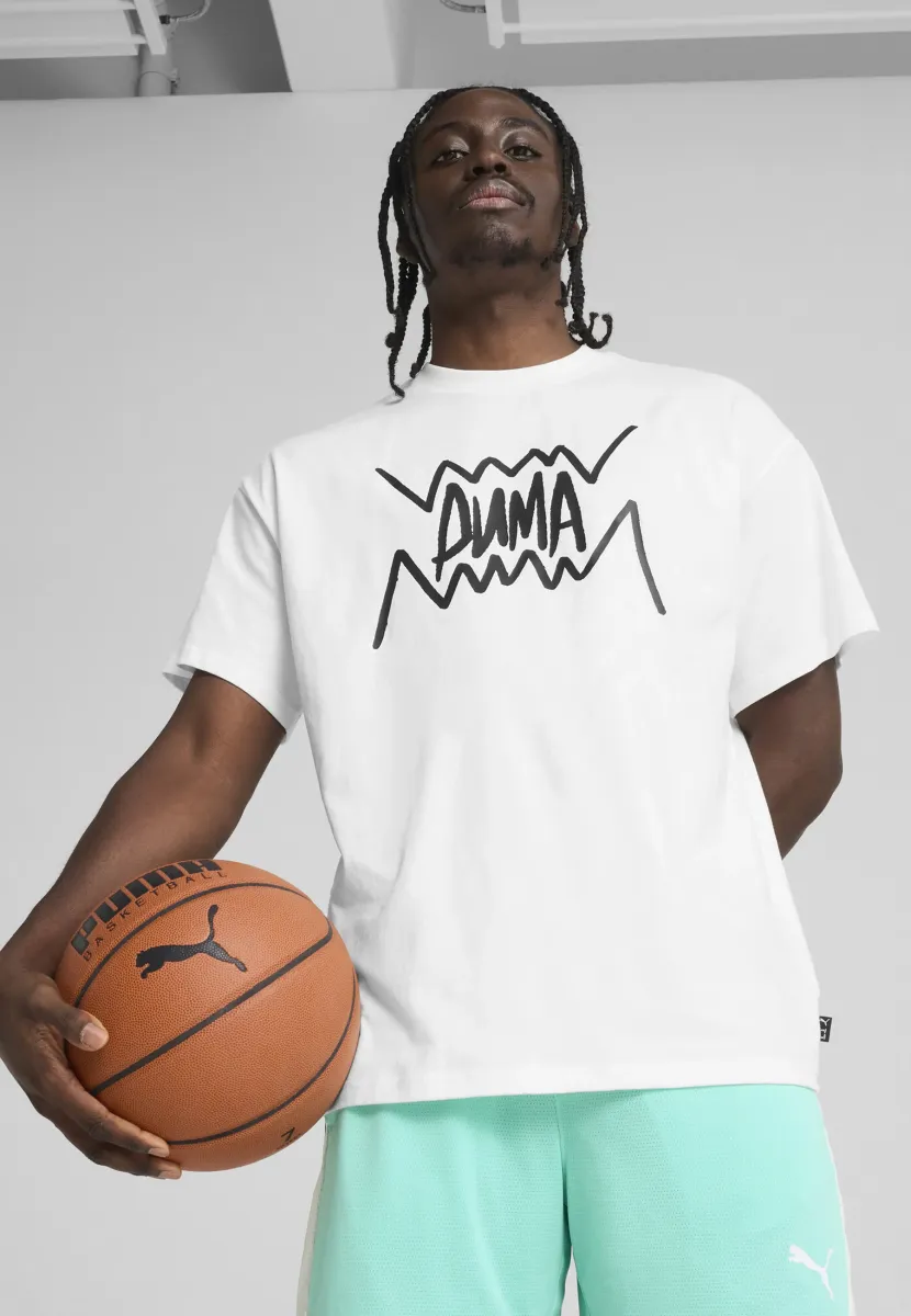 JAWS CORE BASKETBALL - T-Shirt print - white