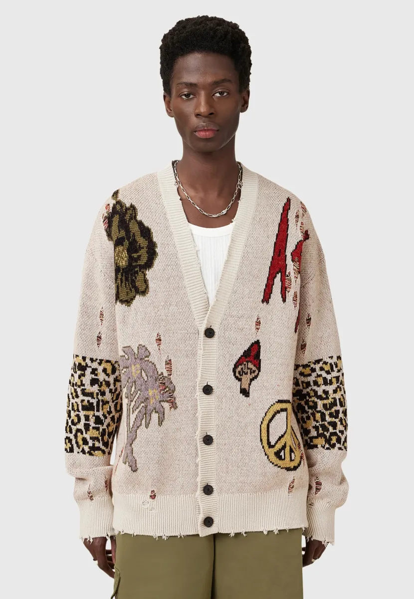 JAY CARDIGAN - Strickjacke - ecru white