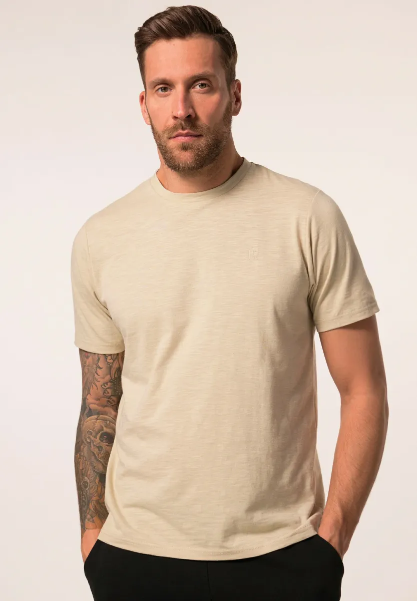 JAY-PI FITNESS SHORT SLEEVE QUICKDRY BACK UP TO - T-Shirt basic - beige