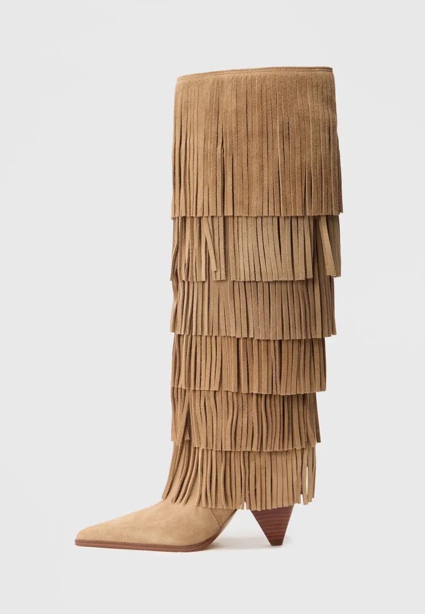 JAYLA - High Heel Stiefel - husk