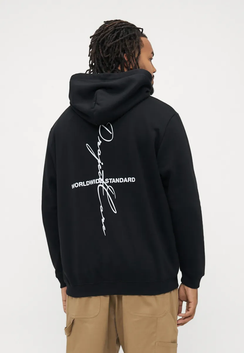 JCOCOVER GRAPHIC HOOD  - Kapuzenpullover - black