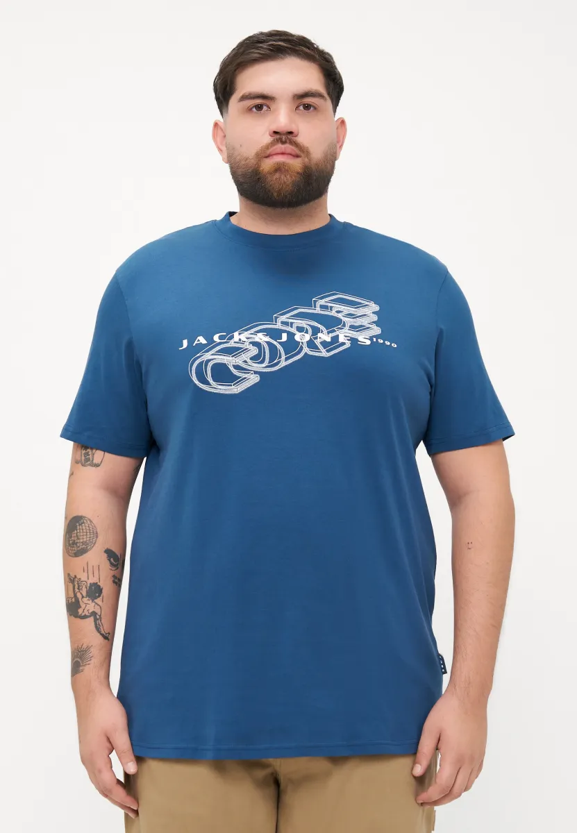 JCOFUSION BIG BRANDING TEE CREW - T-Shirt print - titan