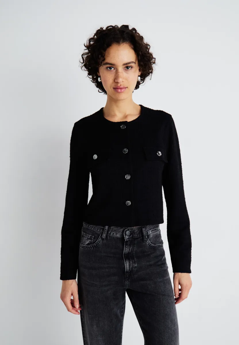 JDYALLY BOUCLE - Blazer - black