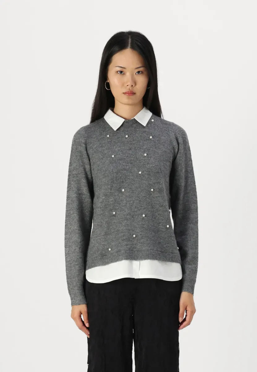 JDYDREA NIA  - Strickpullover - dark grey