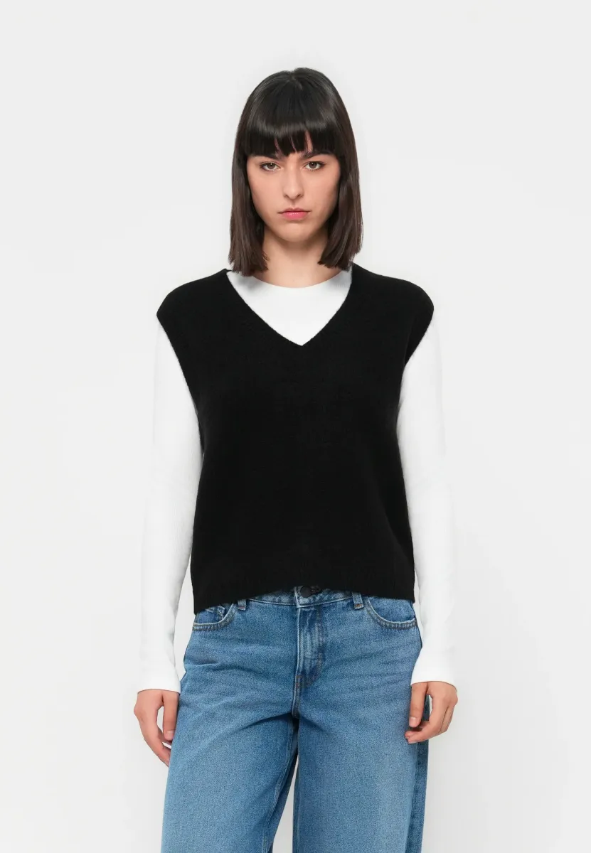 JDYELANORA VEST - Weste - black