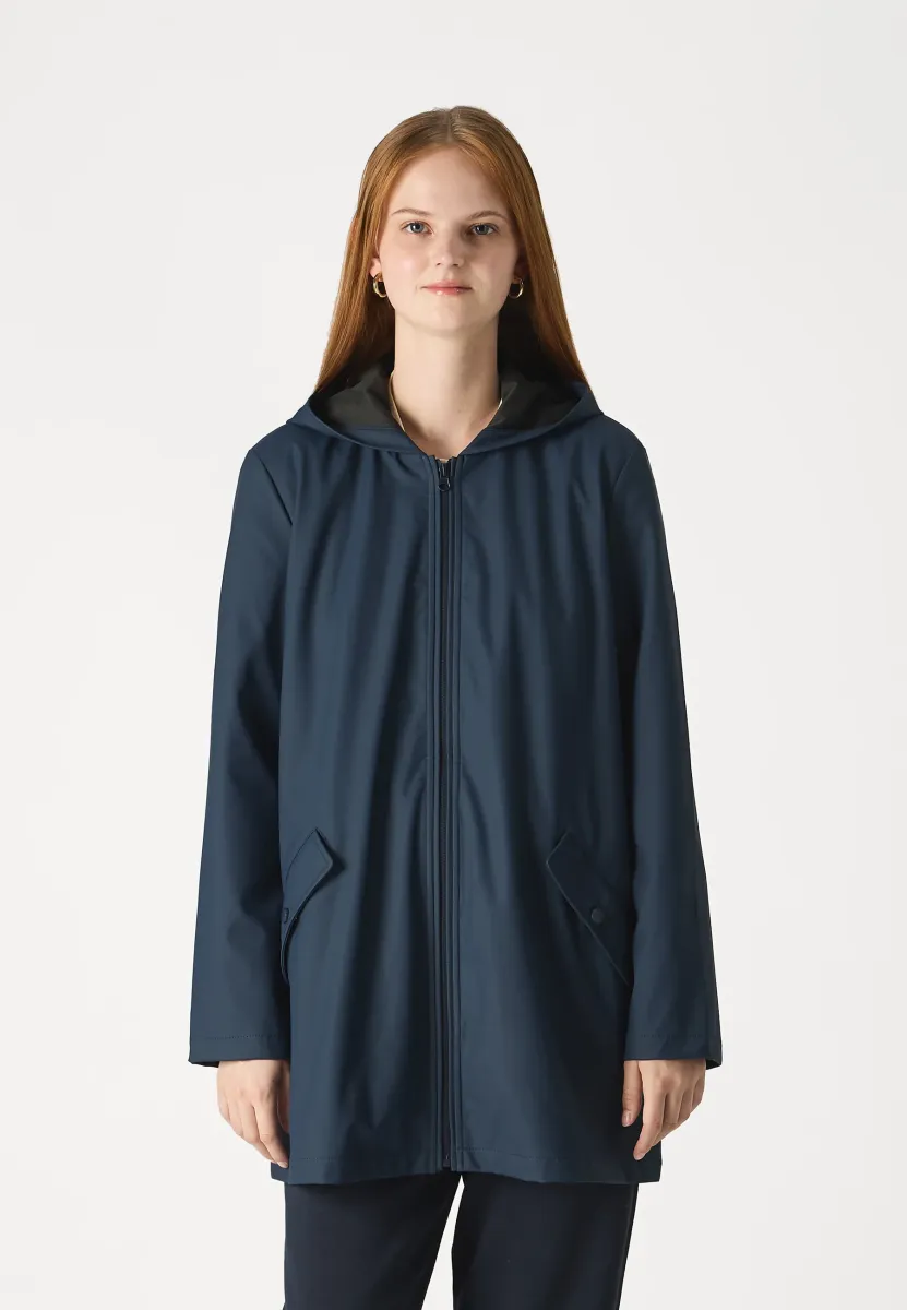 JDYELISA RAINCOAT - Regenjacke / wasserabweisende Jacke - navy blazer