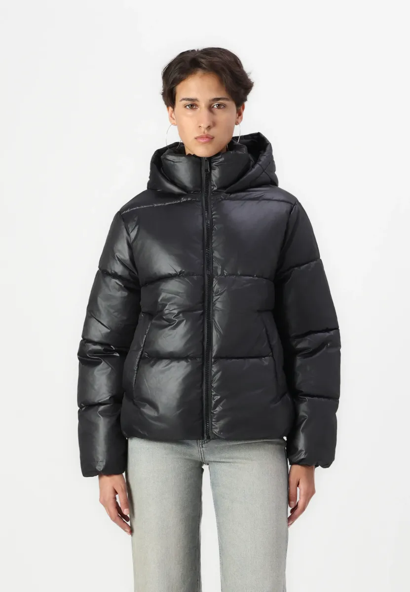 JDYHARPER SHORT PUFFER - Winterjacke - black