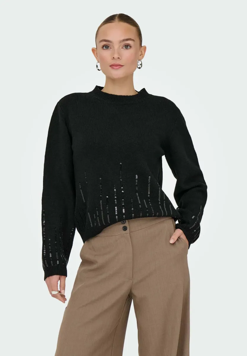 JDYMADISON - Strickpullover - black