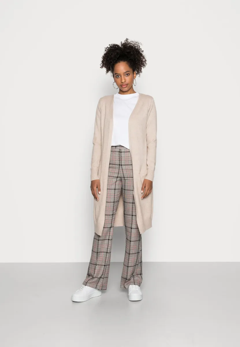 JDYMARCO LONG CARDIGAN - Strickjacke - beige/melange