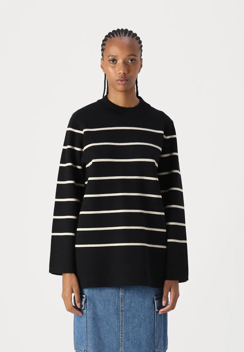 JDYMILA LIFE - Strickpullover - black