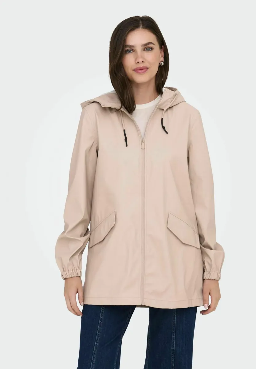 JDYMULAN - Regenjacke / wasserabweisende Jacke - simply taupe